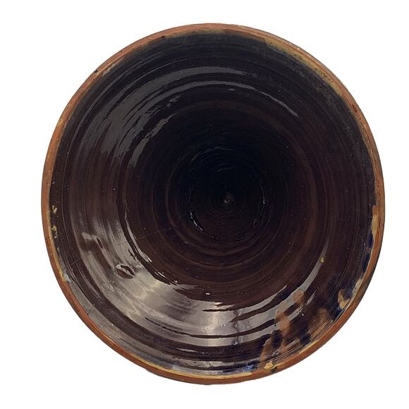 Moroccan Tagine Blue Handmade Hand-Painted Glazed Ceramic Cookware Lid Only - Picture 9 of 10